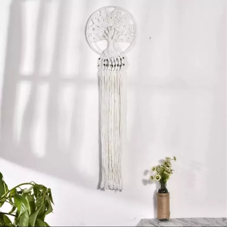 Livets træ macramé drømmefanger