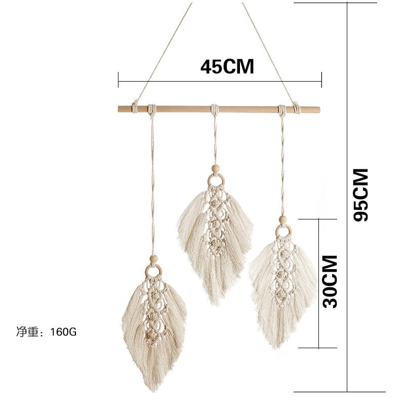 Macramé fjer