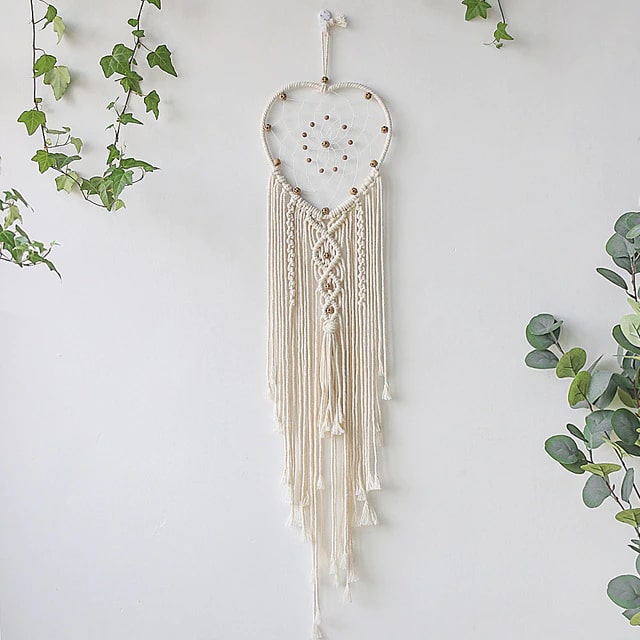 Macramé hjerte