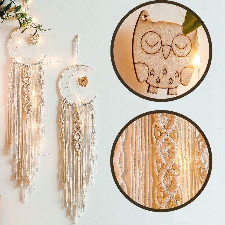Macramé ugle
